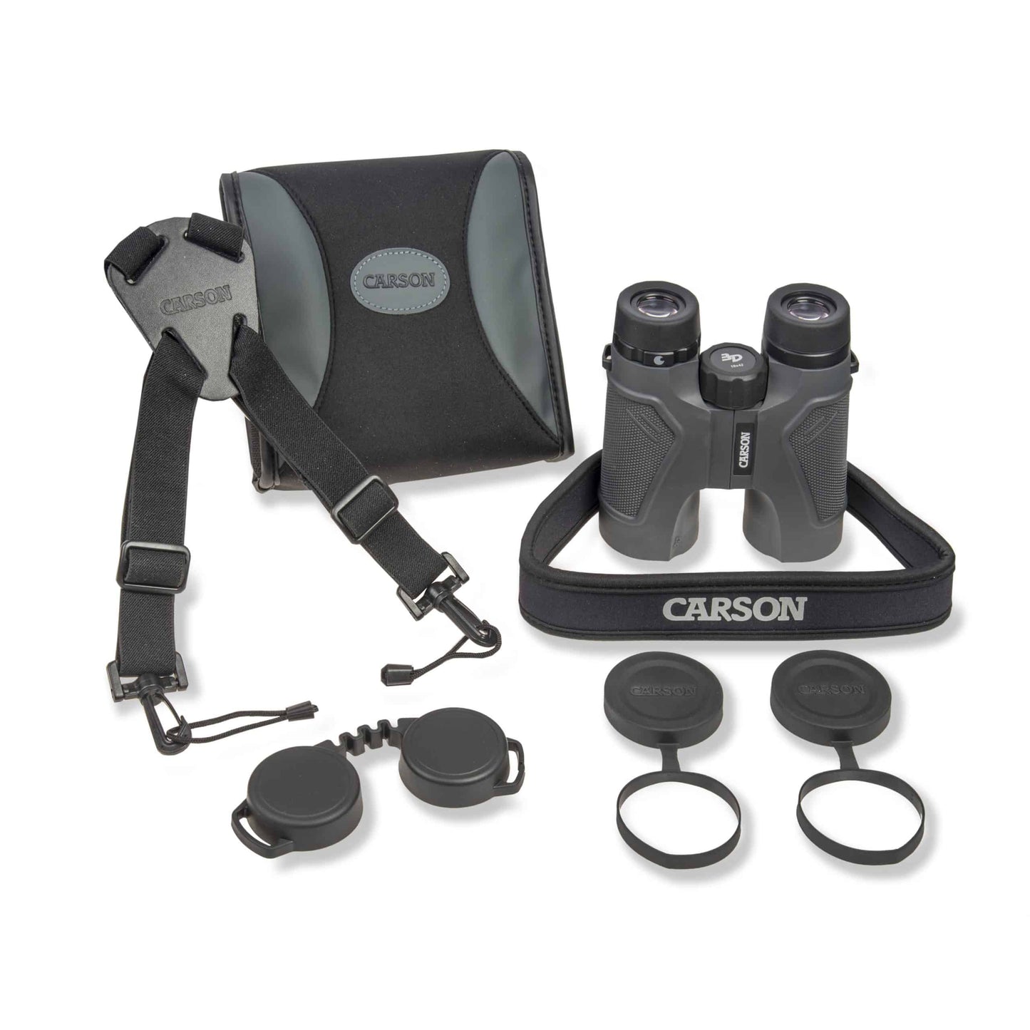 CARSON 3D Series Binoculars with HD Optics - 10x42mm